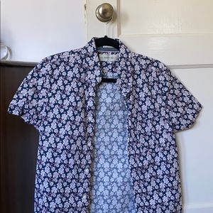 Floral Print Button Down